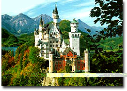 Neuschwanstein Castle in Bavaria, Germany