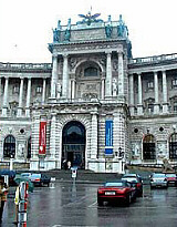 Heldenplatz in Vienna, Austria